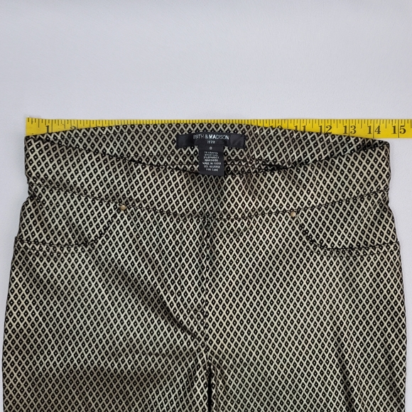 89th & Madison Diamond Dot Print Pull On Pant Size S - Picture 5 of 16